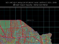 File Bản đồ quy hoạch sử dụng đất huyện Châu Thành, Tây Ninh đến năm 2030